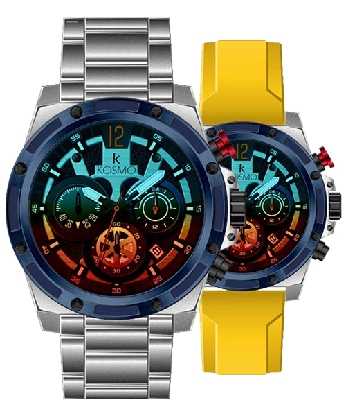 Reloj Hombre Kosmo K4000G Dos Pulsos