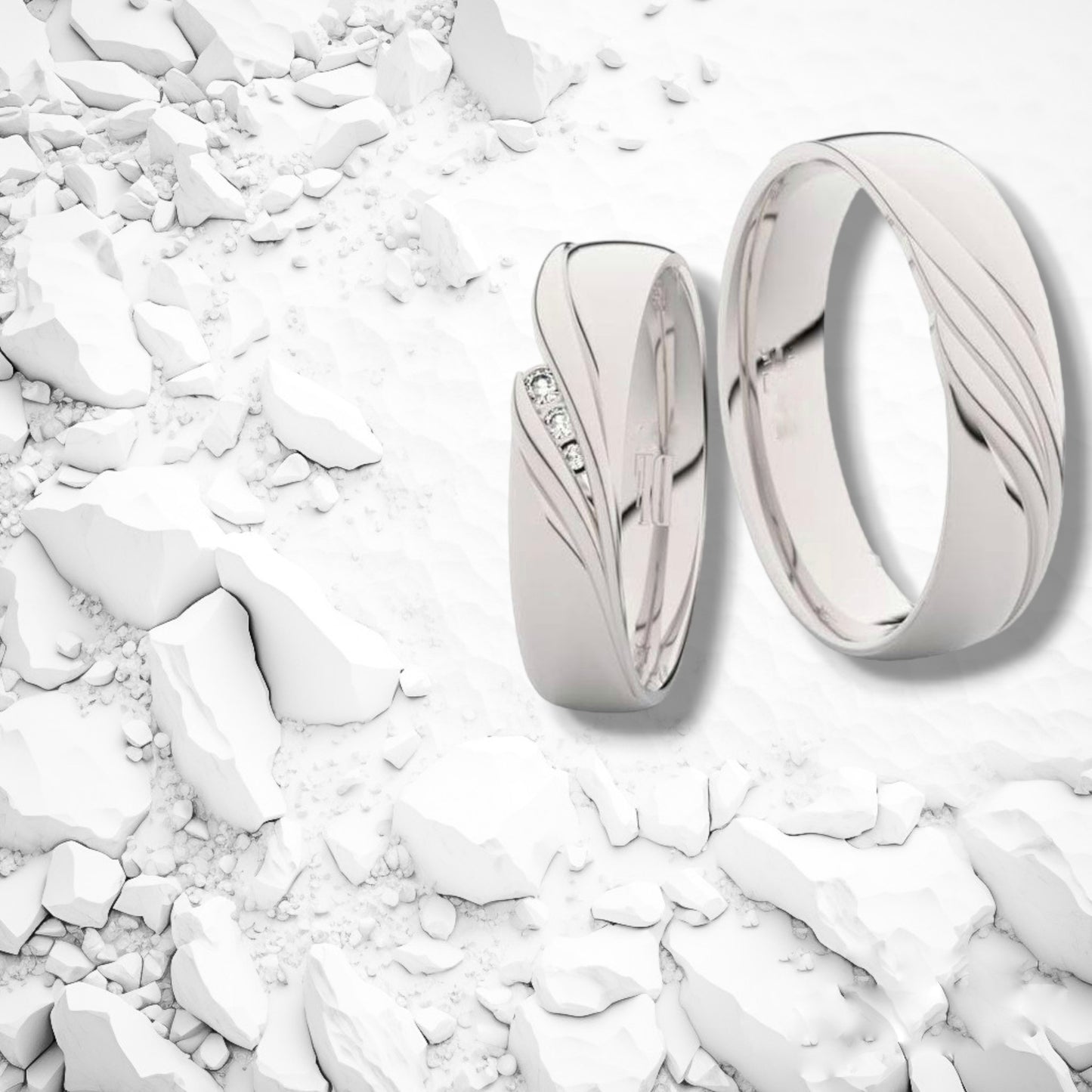 argollas de matrimonio en plata