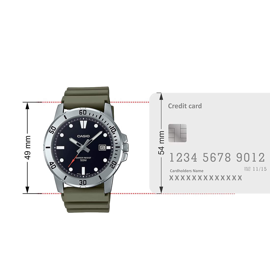 Reloj Casio Hombre MTP-VD01-3EVUDF