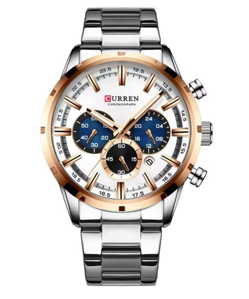 Curren 8355 Steel Executive Elegant Watch