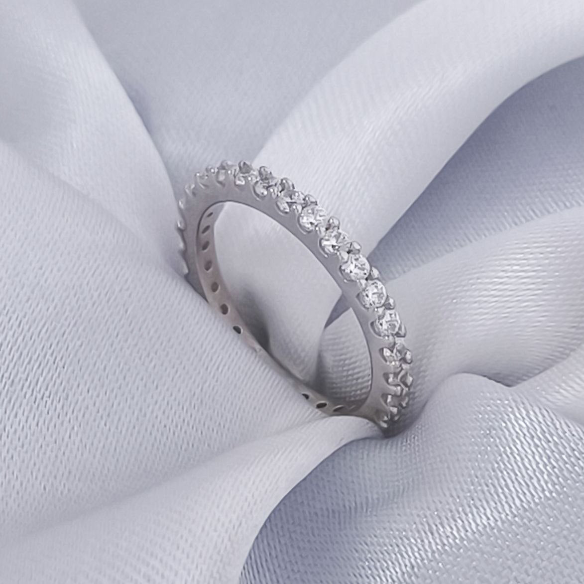 Compra Online: Anillo Plata 925 Baño Oro Blanco para Mujer | Envío Gratis