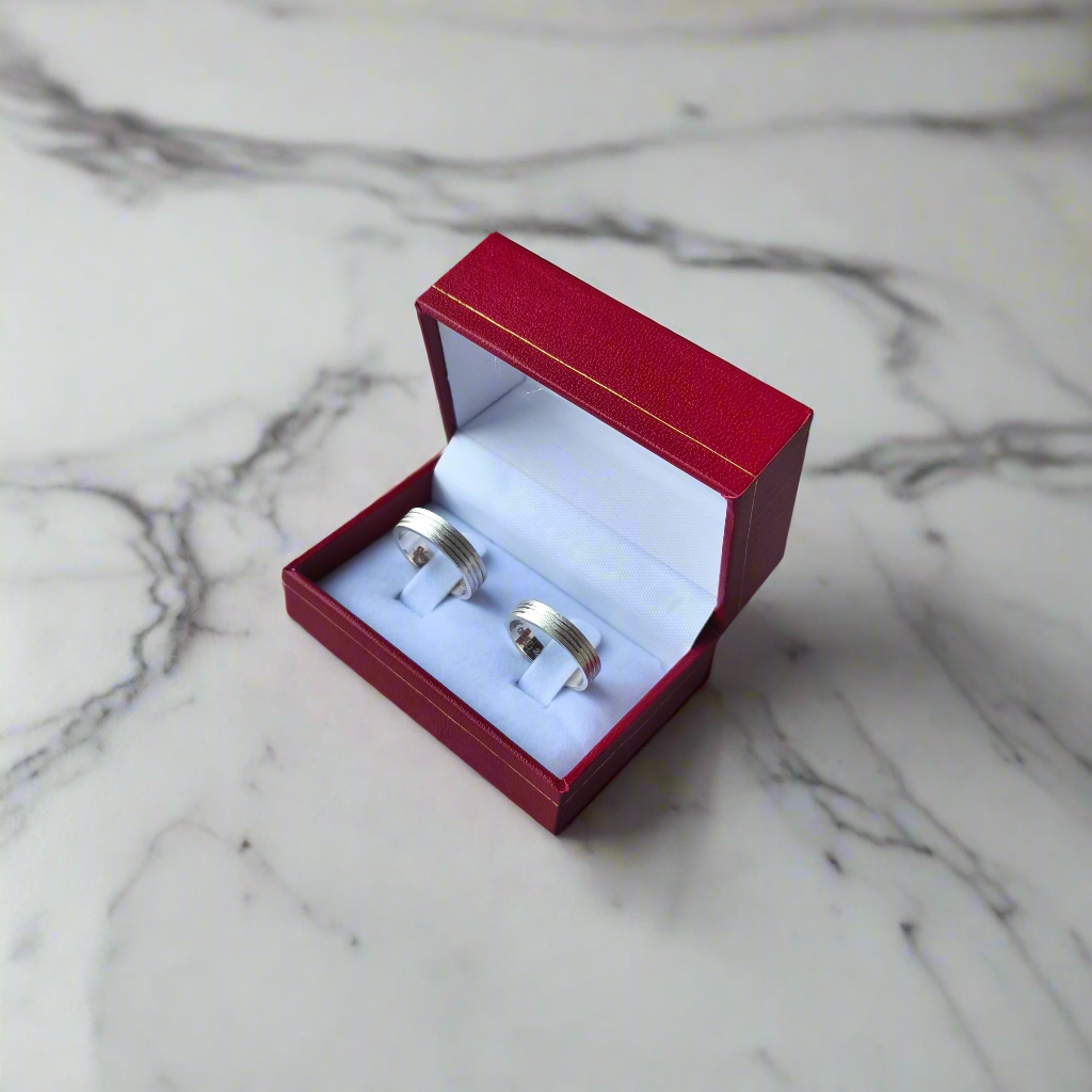 Athens Silver Wedding Rings