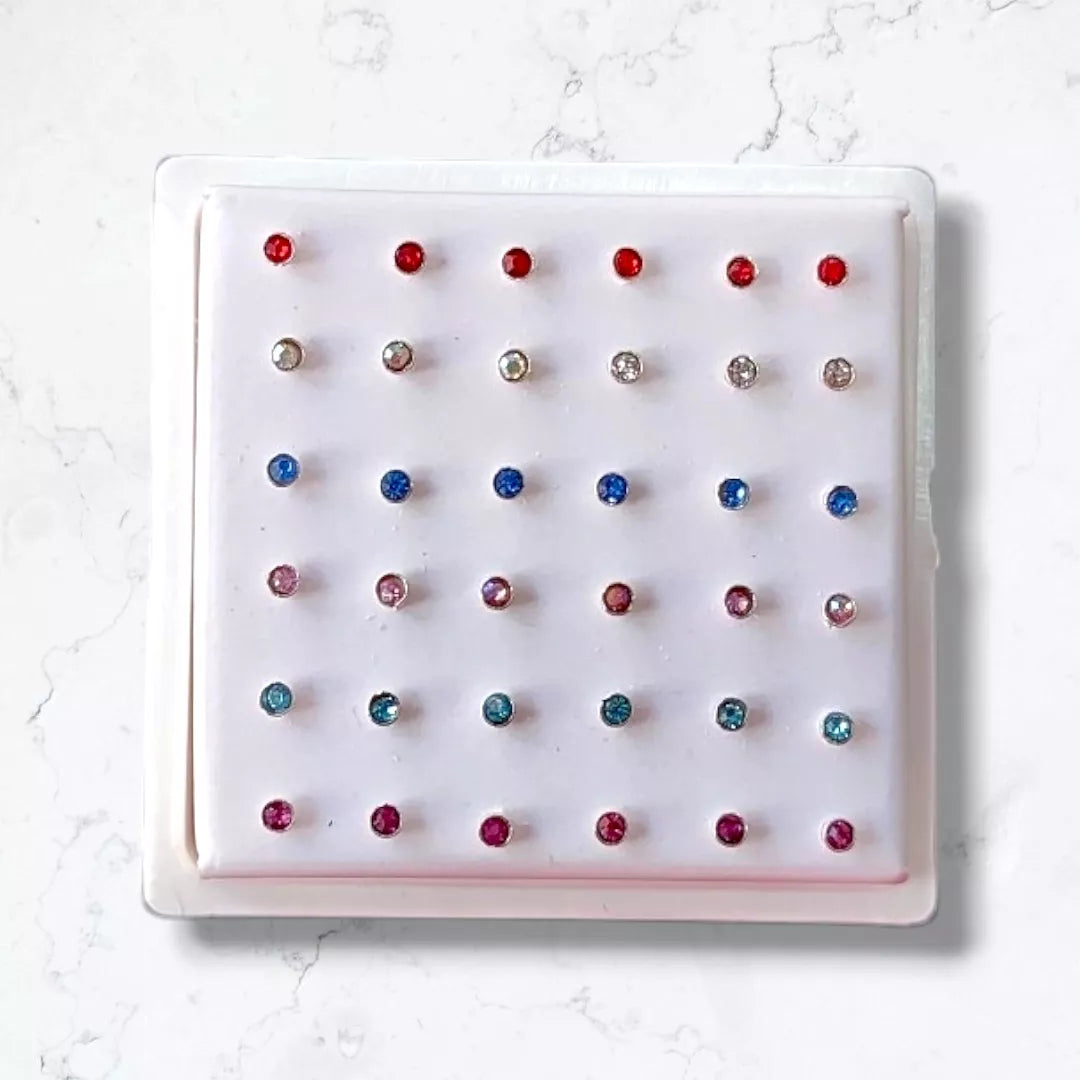 COLORES PIERCING PLATA NARIZ