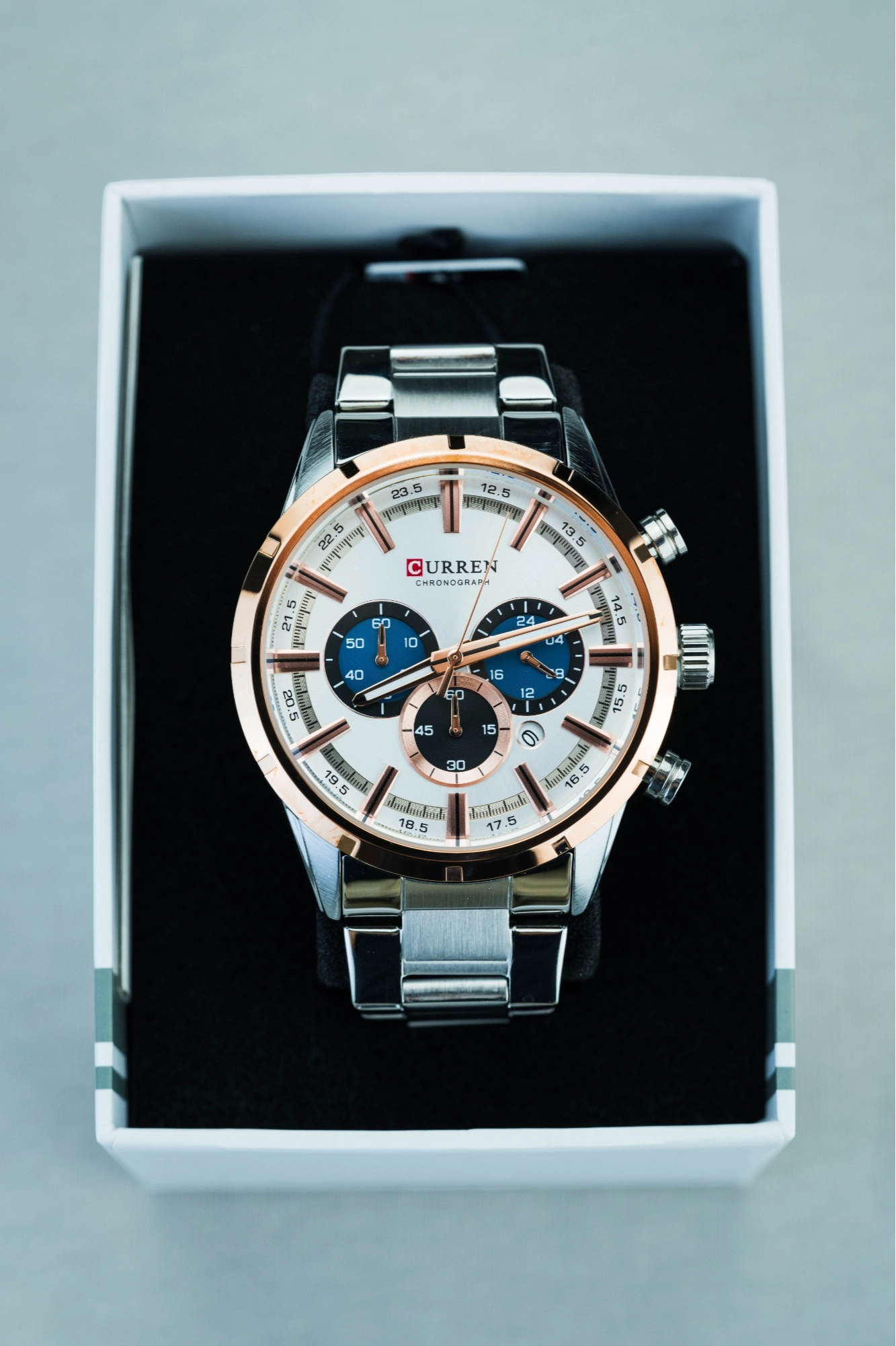 Curren 8355 Steel Executive Elegant Watch