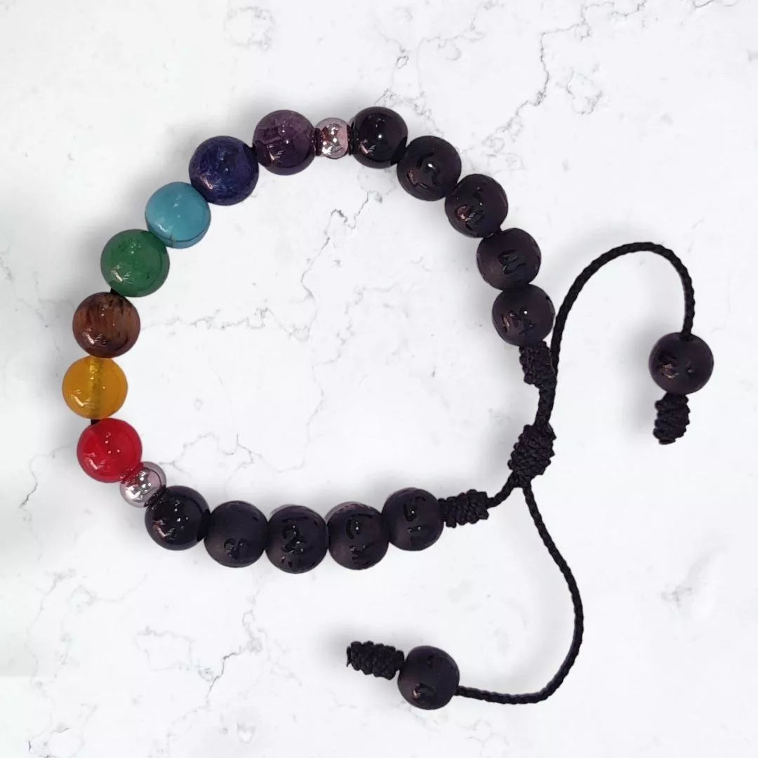 Pulsera Manilla 7 Chakras Piedras Naturales