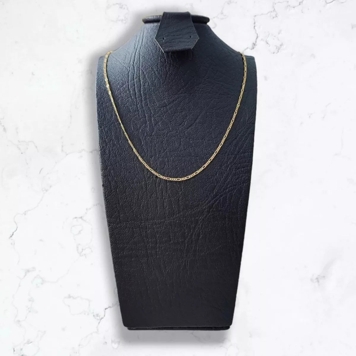 Cadena Tejido Figaro 45cm Mujer Oro Laminado 18K