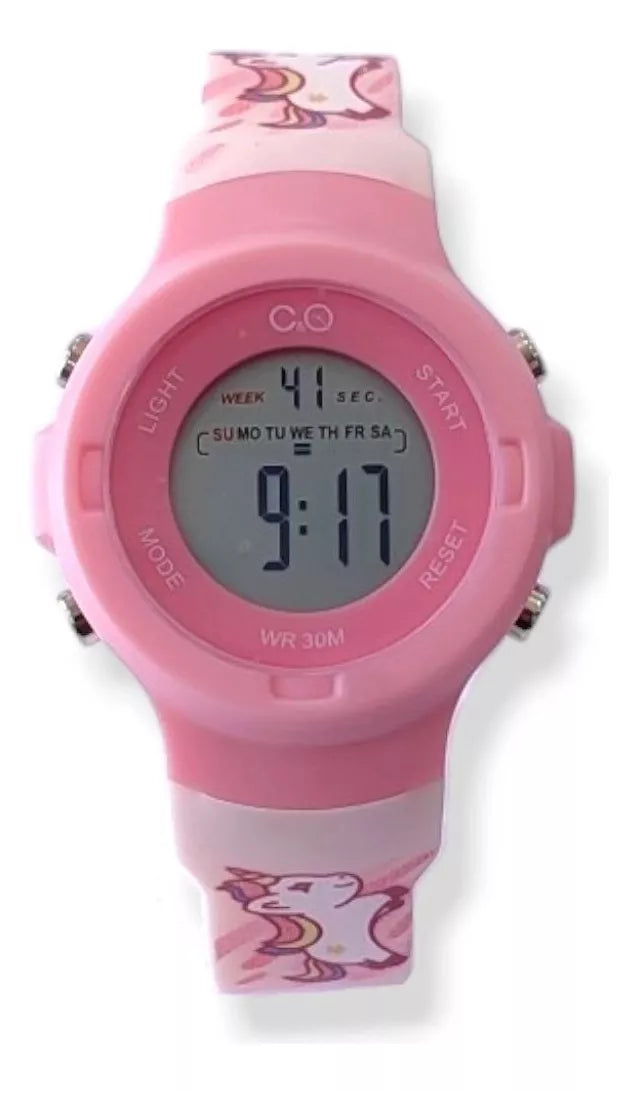 Reloj Niño Digital Impermeable al Agua Azul Rex