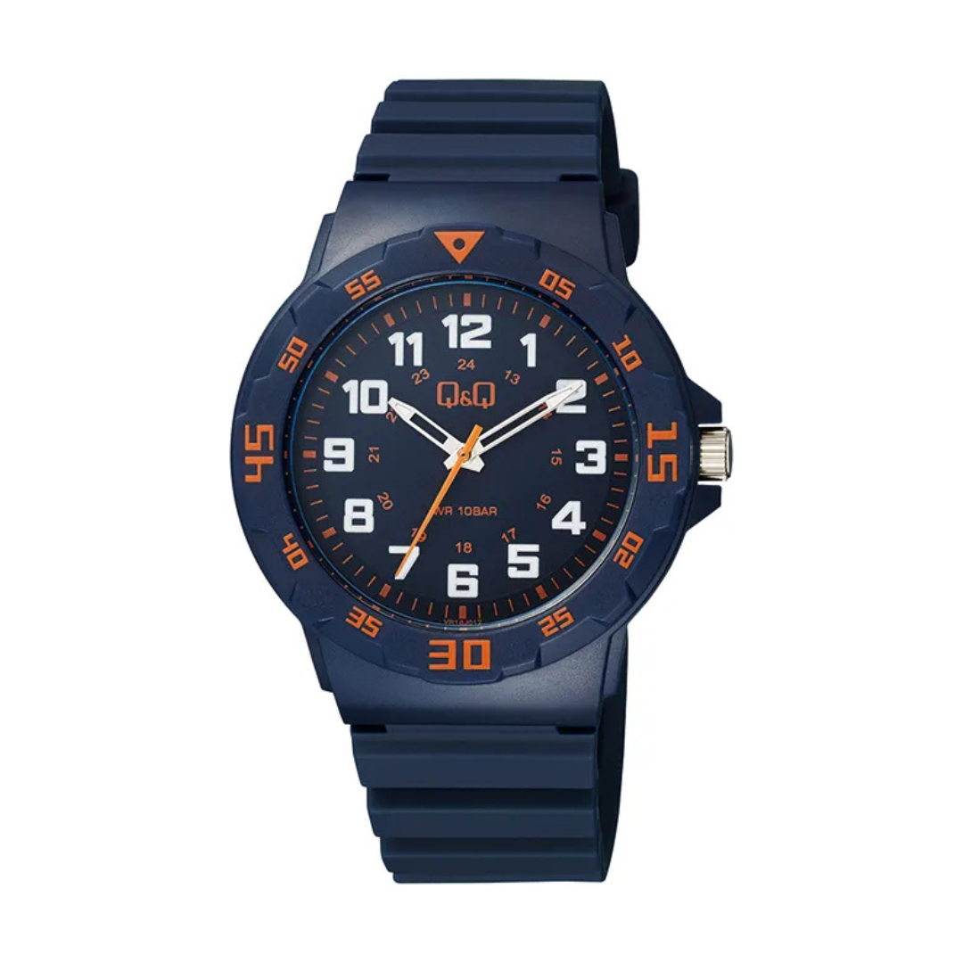 Reloj Qyq Hombre Deportivo Original Q&q Vr18j012y Acuático