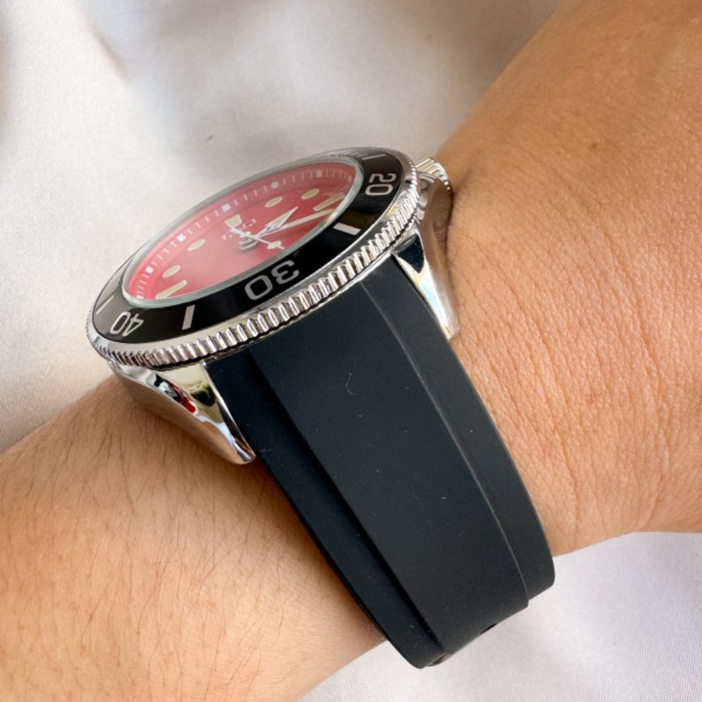 Reloj Q&Q C72A-011PY Hombre Deportivo Siliconado