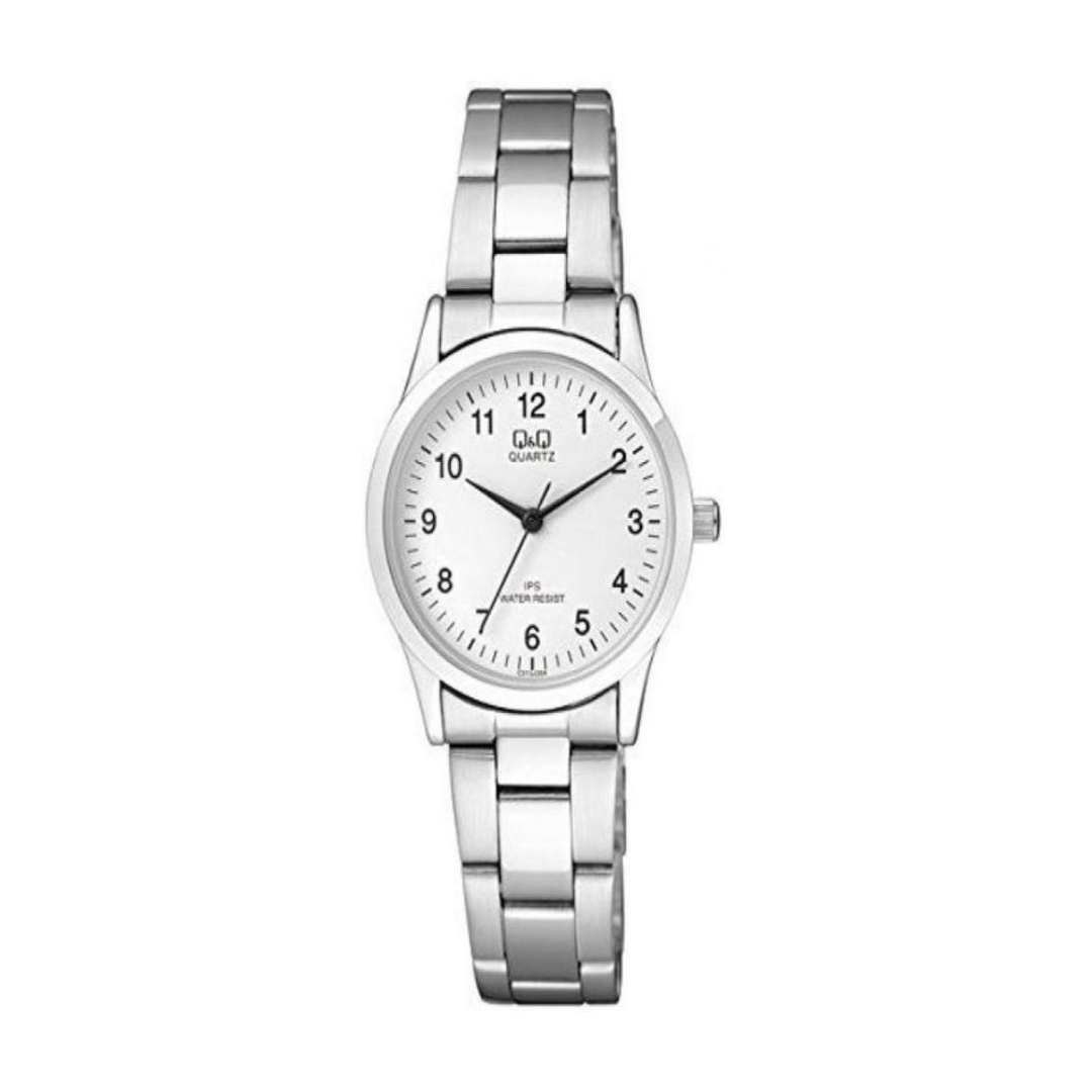 Reloj Mujer Q&Q C213j204y Casual Original Plateado Fino