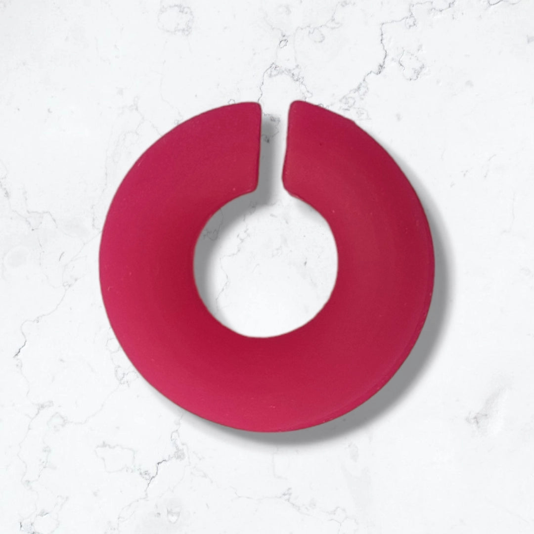 Earcuff Fucsia Neopreno Estilo Casual