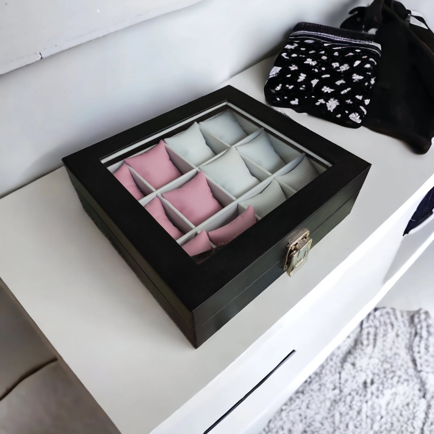Organizador de relojes elegante para mujer u hombre – diseño exclusivo