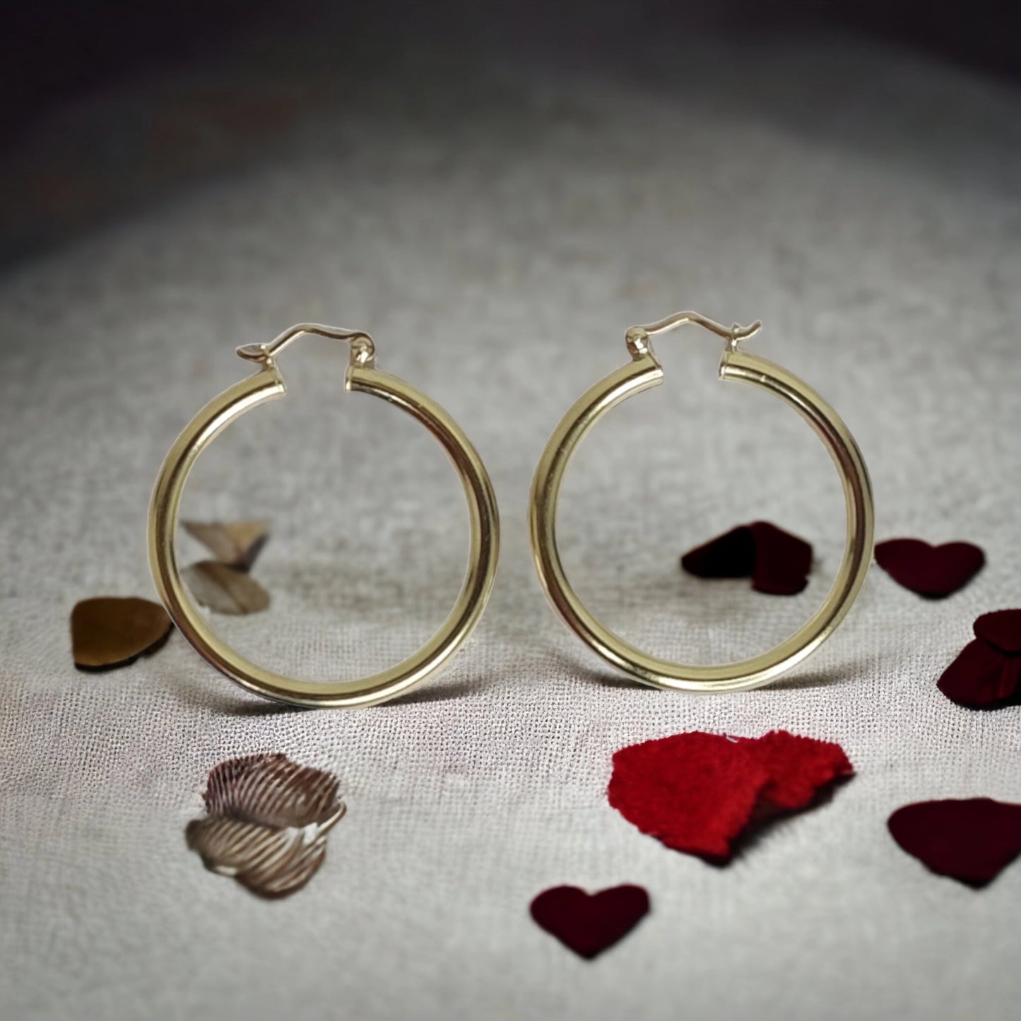 Candongas / Aretes Grandes De Mujer Oro 18k Laminado 3 Cm