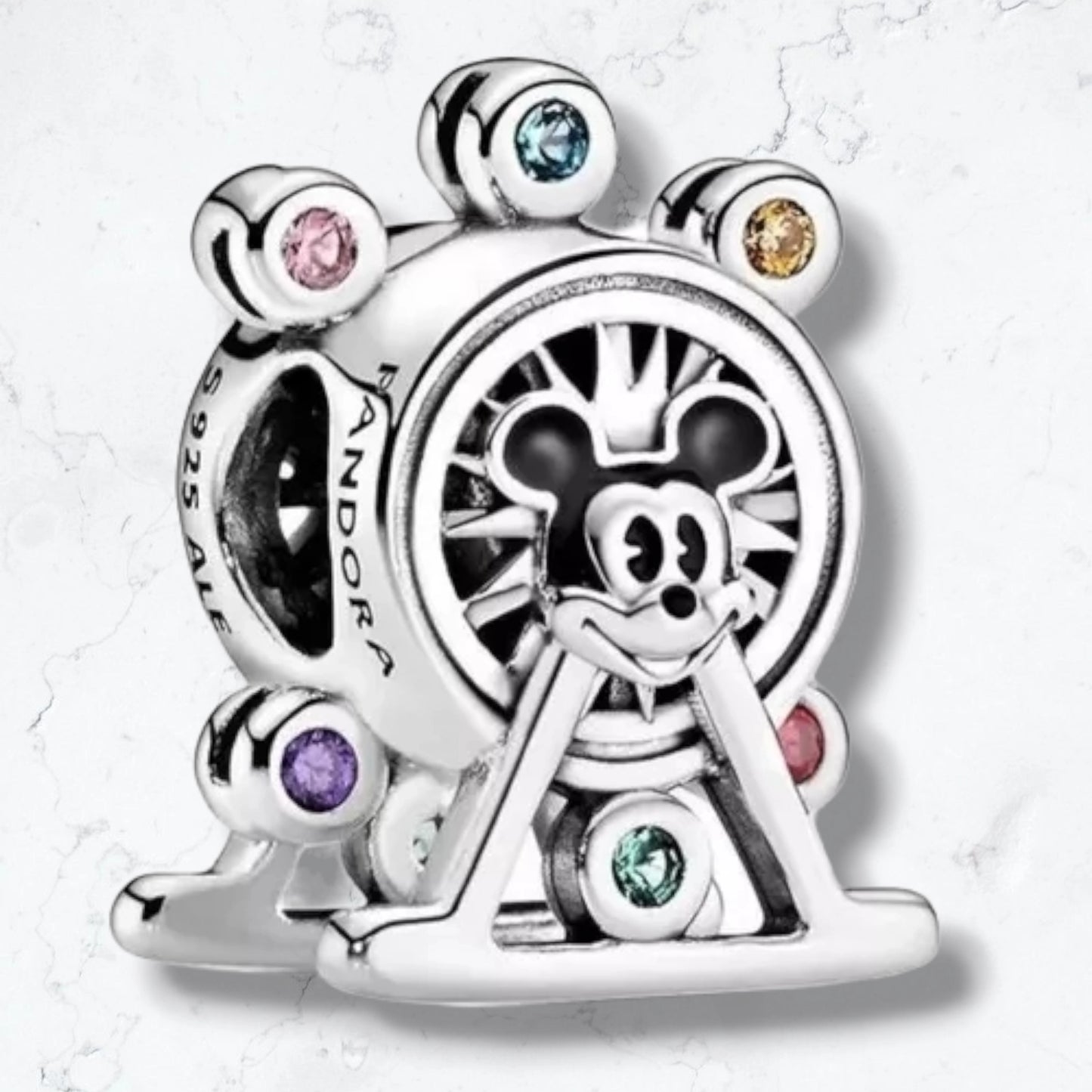 Charm Rueda de la Fortuna Mickey Plata925