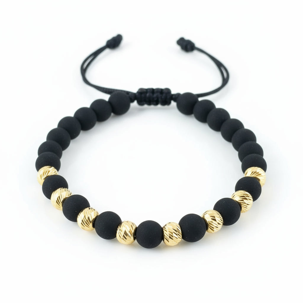 Pulsera Balines Oro 18K Diamantados #5 Unisex