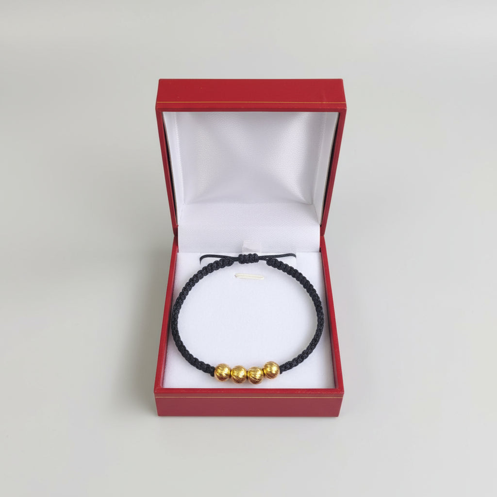 Pulsera personalizada oro 18K Villavicencio Brillo Encanto