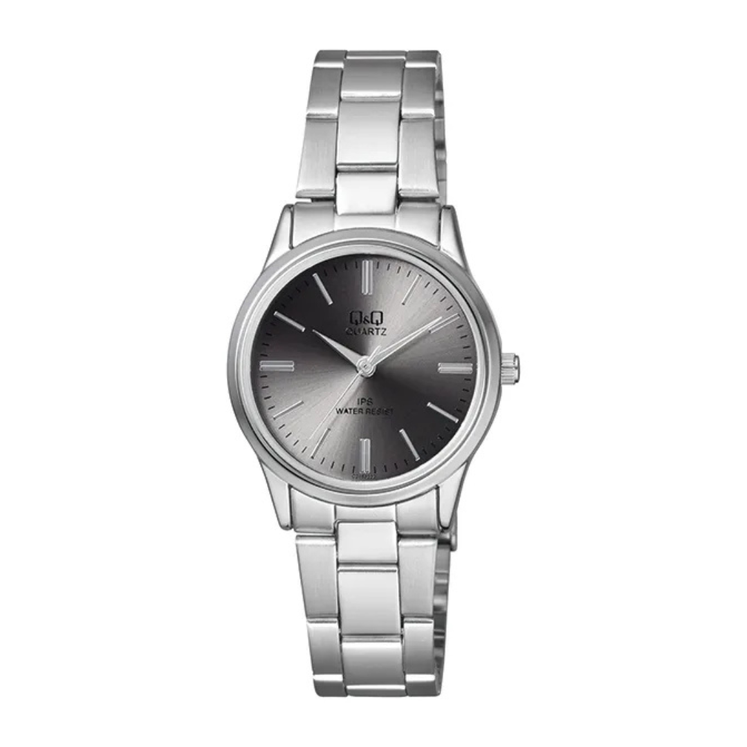 Reloj Mujer Qyq Original Q&q Plateado Elegante C215j222y