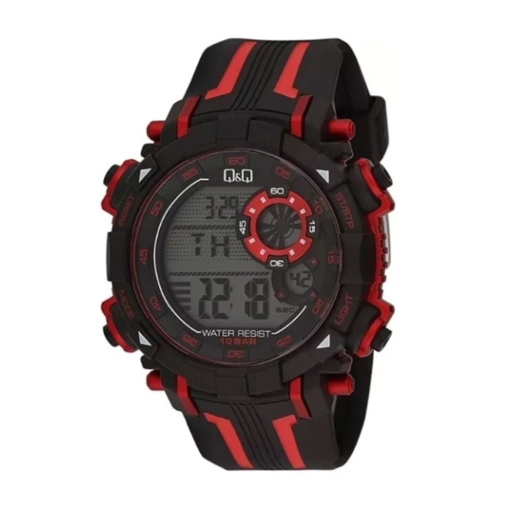 Reloj Q&Q M168J800Y Hombre Deportivo Digital Acuático