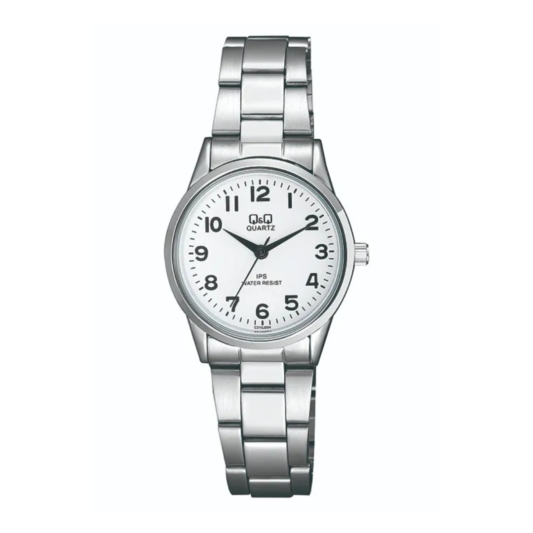 Reloj Qyq Mujer Elegante Plateado Original Q&q C215j204y