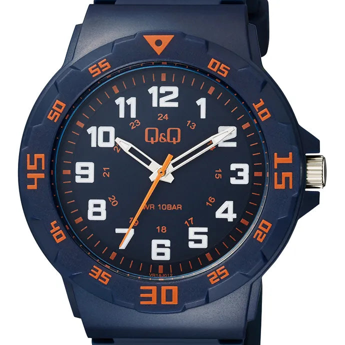 Reloj Qyq Hombre Deportivo Original Q&q Vr18j012y Acuático