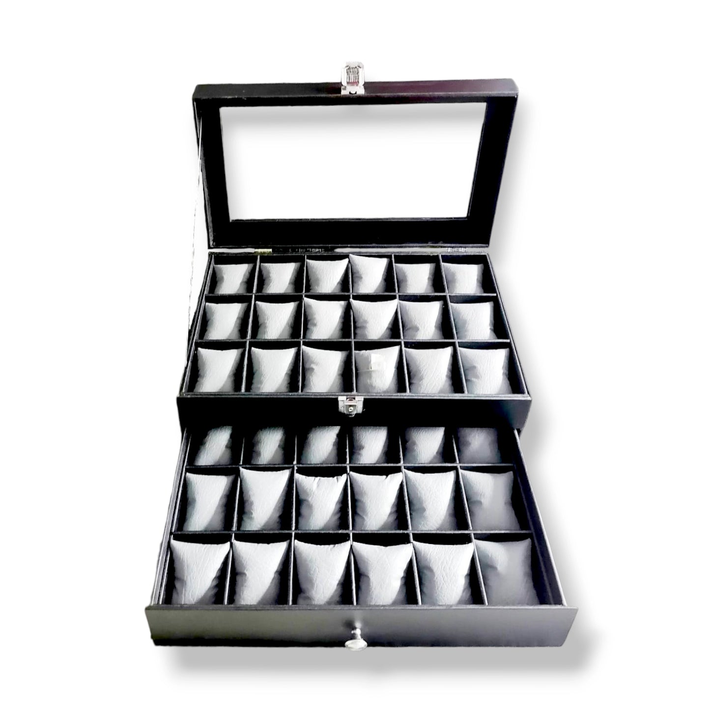 Organizador Relojes Grande 36 Puestos de 2 Niveles