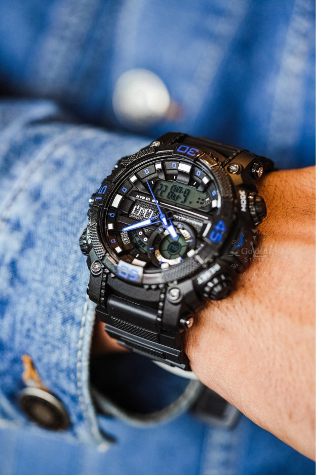 Reloj Q&Q GW87J012Y
Análogo y Digital Sumergible