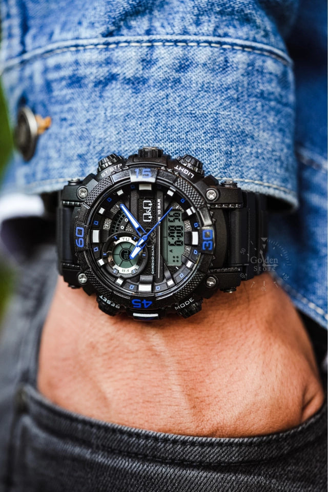 Reloj Q&Q GW87J012Y
Análogo y Digital Sumergible