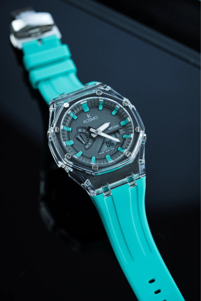 Kosmo K4010 Unisex Dual Time Watch, 50M Waterproof