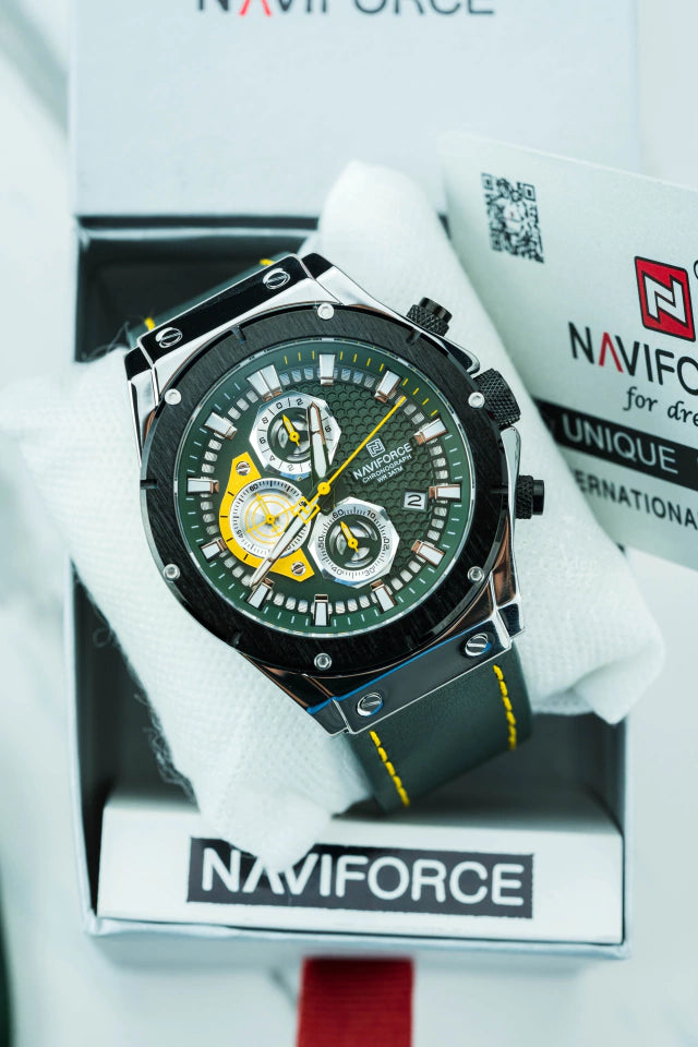 NAVIFORCE NF8027L Military Green Watch
Man