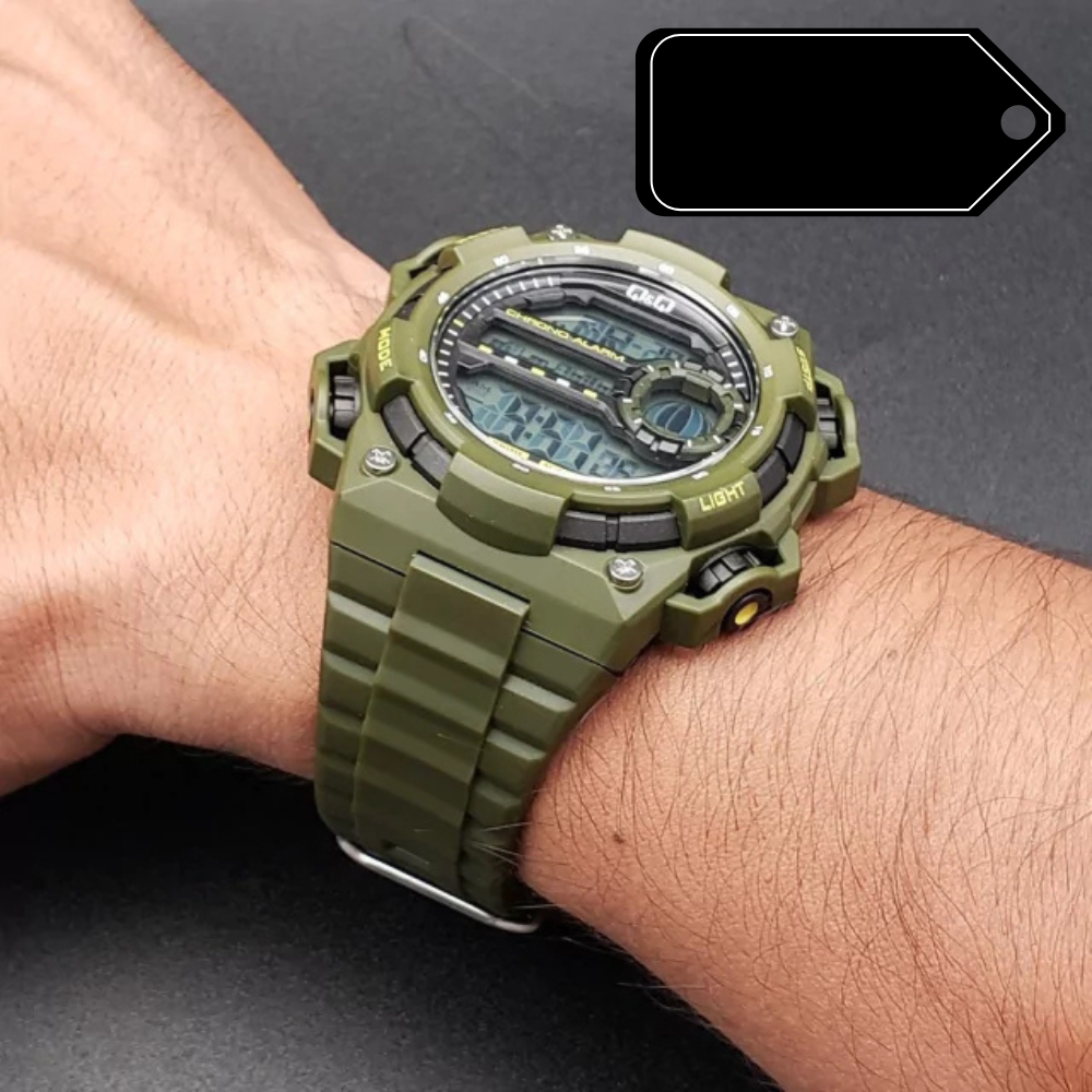 Reloj M163J804Y Siliconado Verde militar Hombre