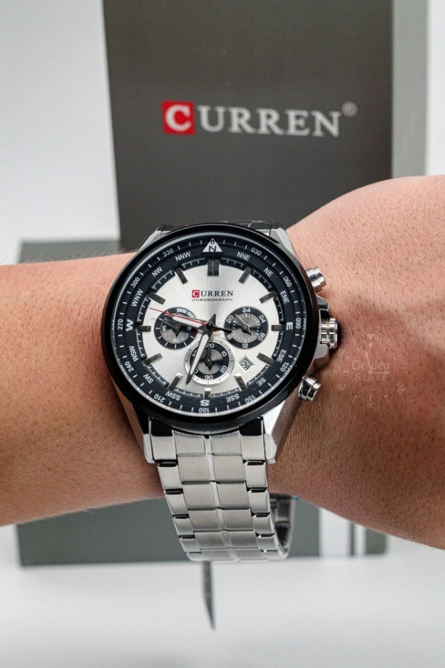 Reloj Curren 8399 Acerado Ejecutivo Elegante