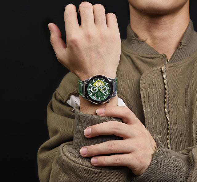 NAVIFORCE NF8027L Military Green Watch
Man