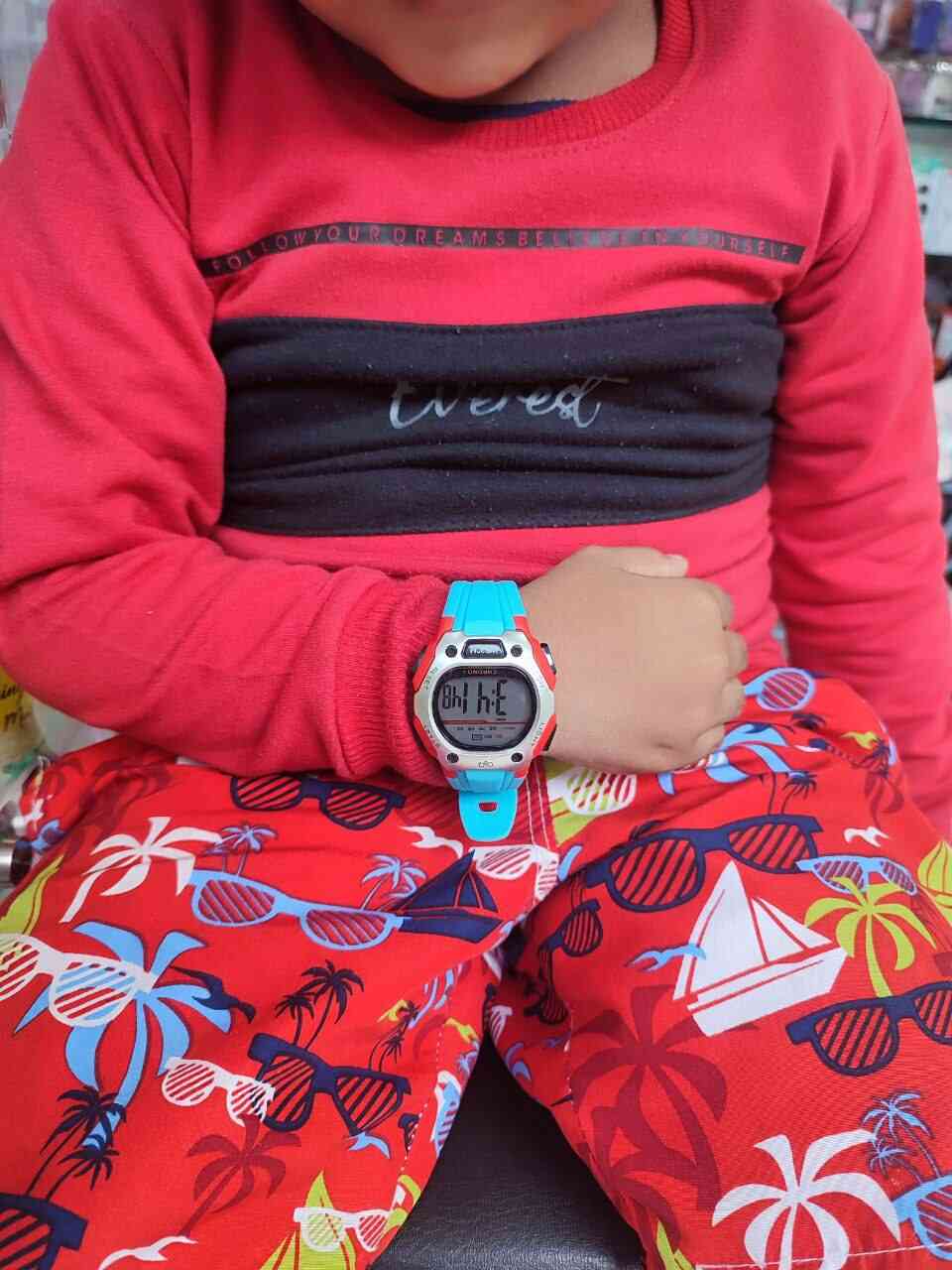reloj infantil resistente agua cyq