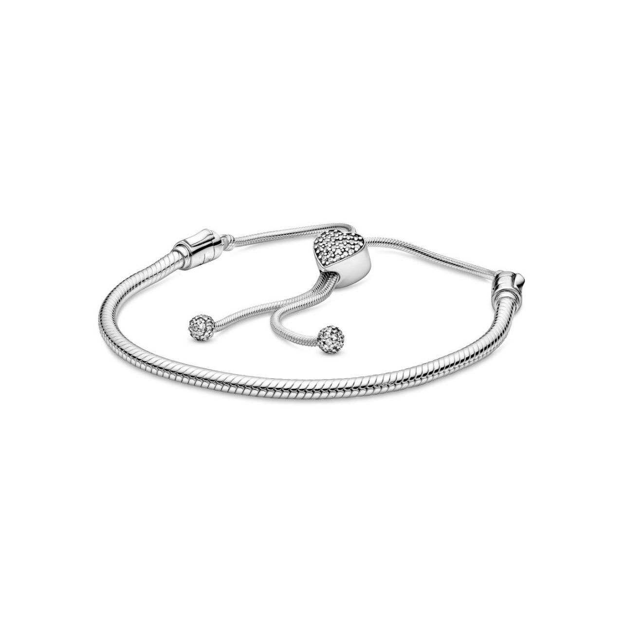 Pulsera Esclava De Moda Mujer En Plata925 Ajustable