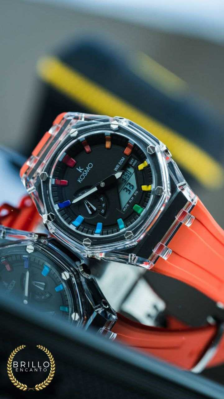 Kosmo K4010 Unisex Sports Watch Dual Time Waterproof 50M