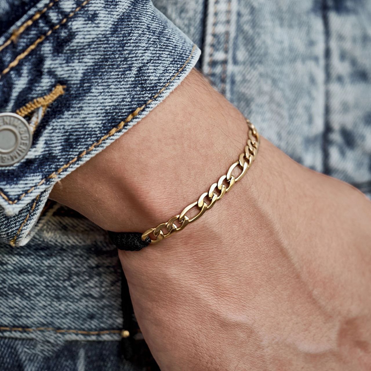 Pulsera Esclava Ajustable en Oro Laminado18k Unisex