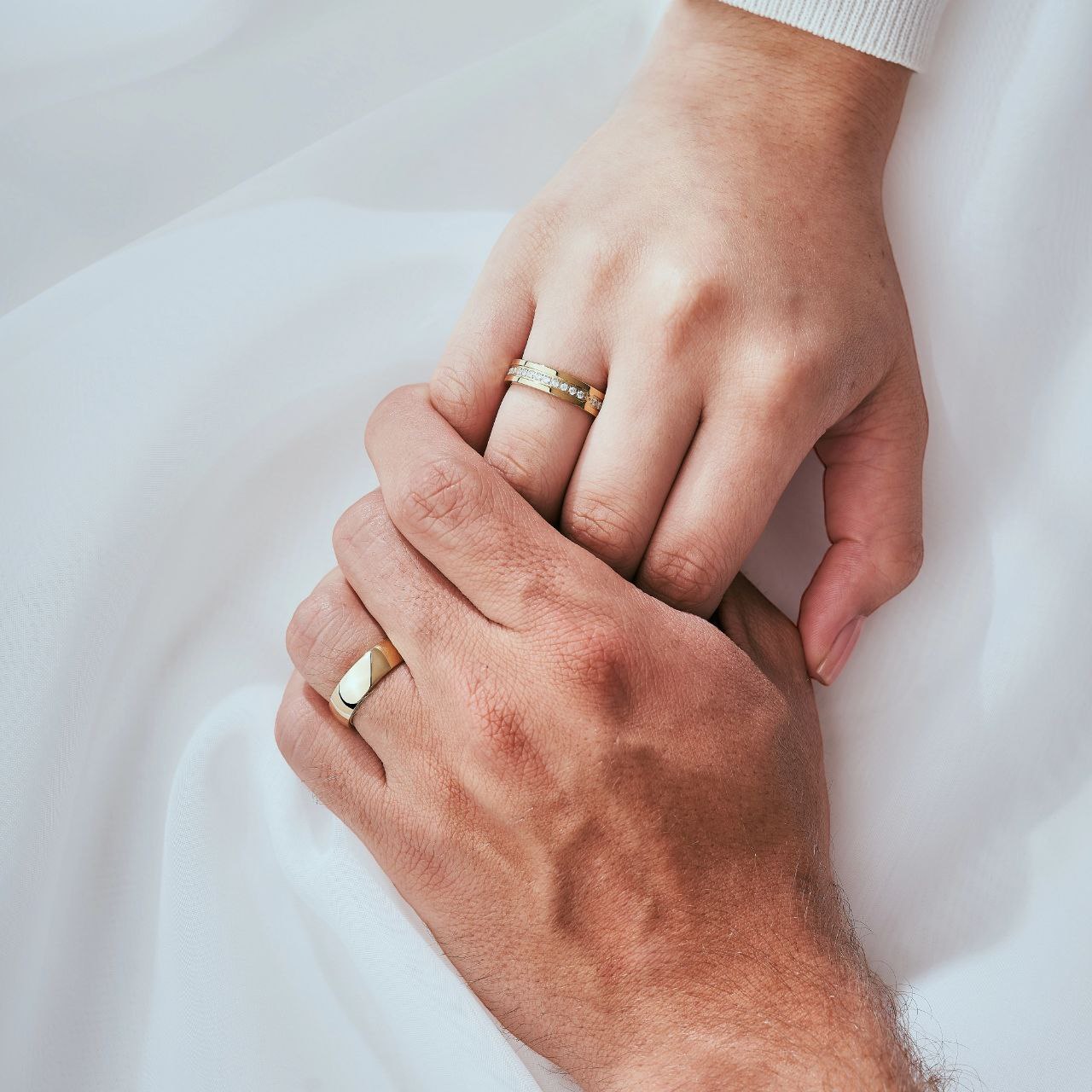 Argollas Anillos Matrimonio Milán en Oro laminado18K