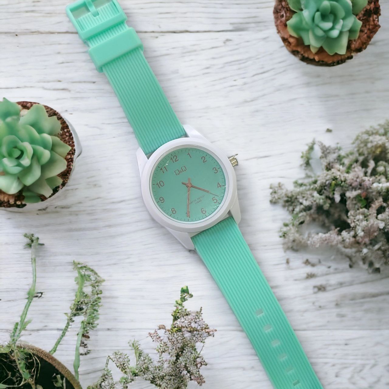 Reloj Q&Q Mujer Deportivo Original Sumergible