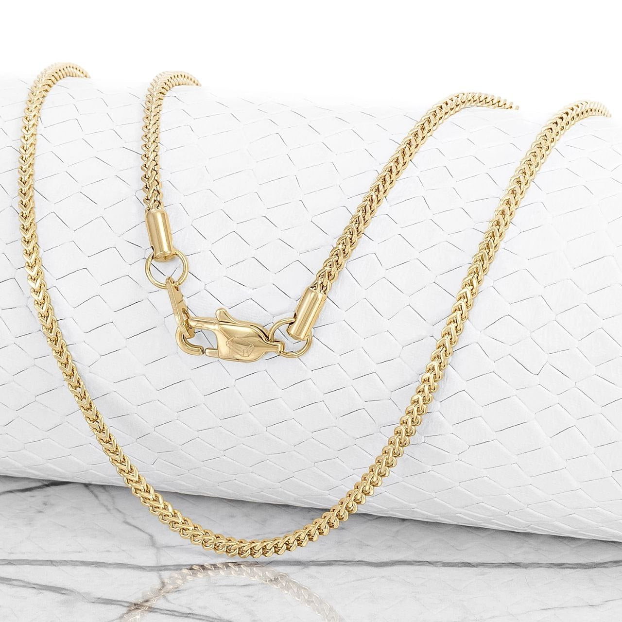 Cadena Mujer O Niña En Oro Laminado 18k Franco