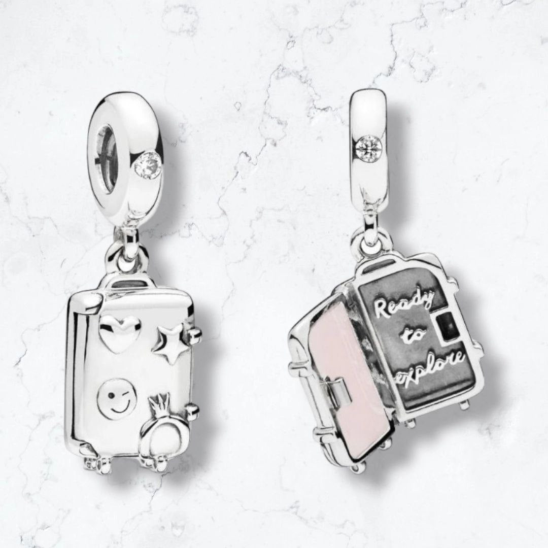 Dije Charm Maleta en Plata925