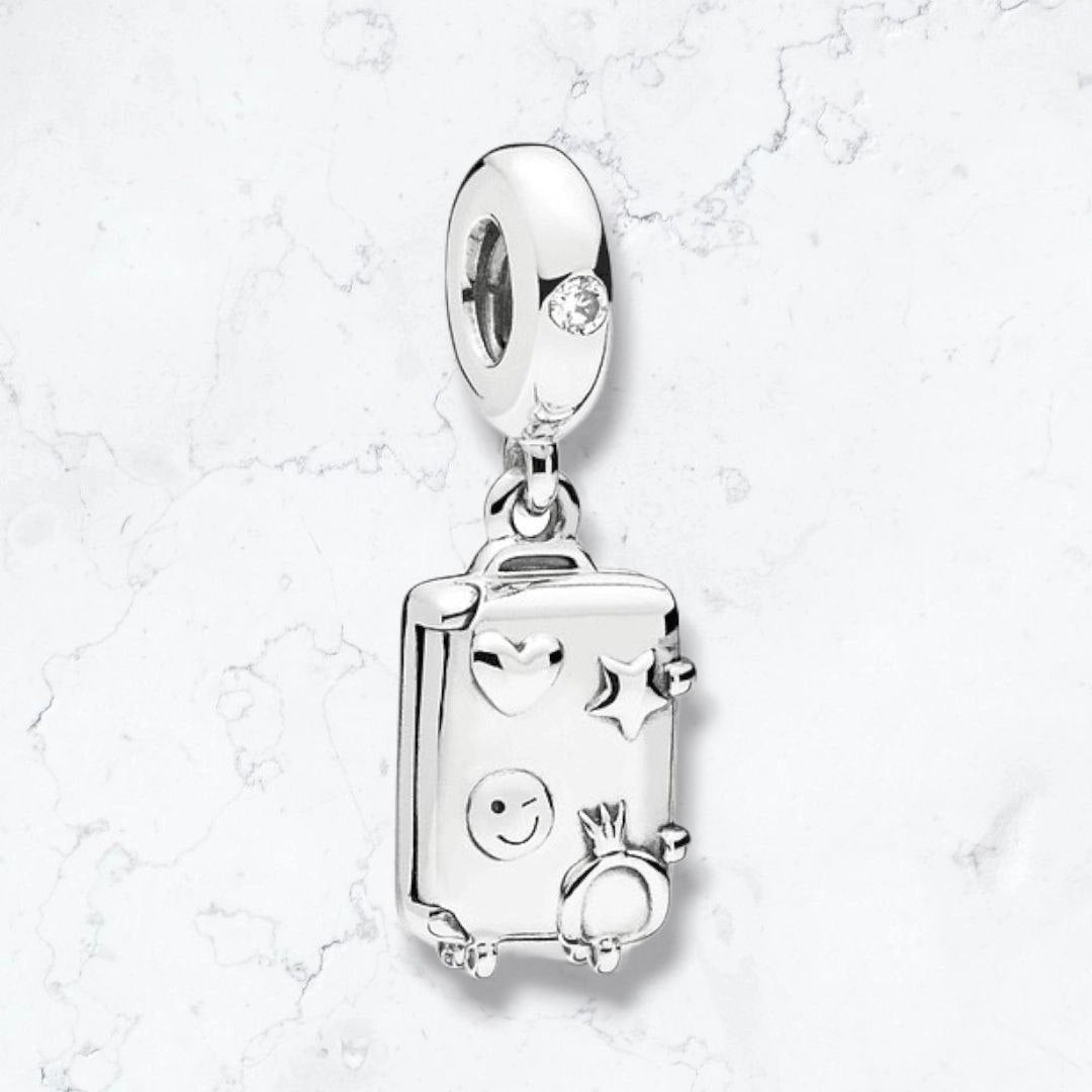 Dije Charm Maleta Aeropuerto en Plata925