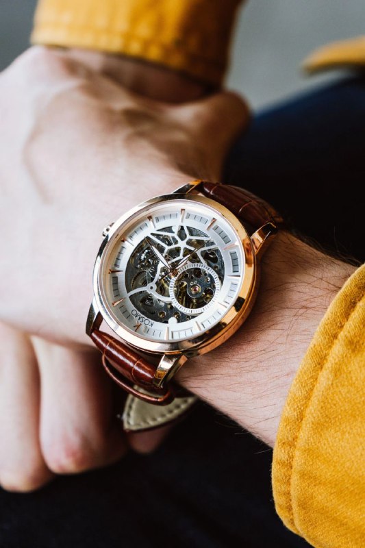 Reloj Kosmo K874A Hombre Automático pulso cuero