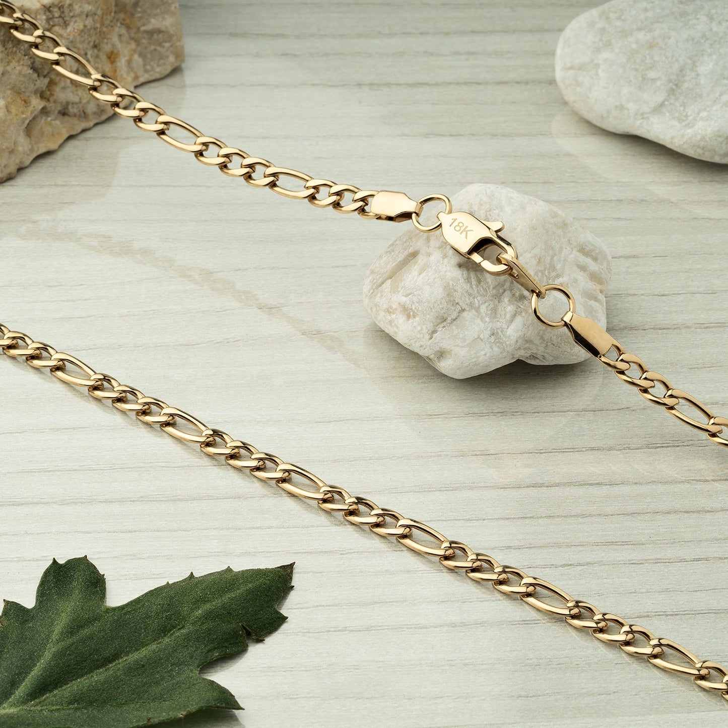 Cadena Collar Dama Oro laminado 18K Tejido 3x1