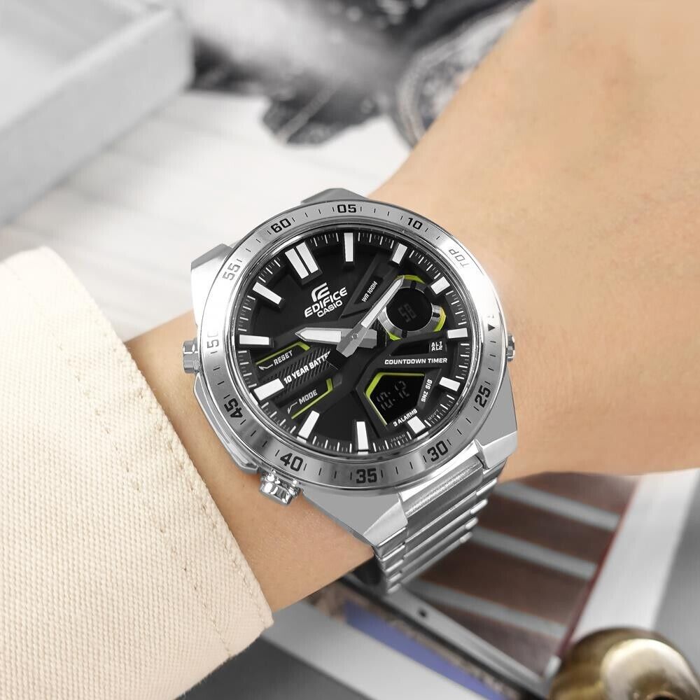 Reloj Casio Edifice EFV-C110D-1A3VDF Análogo y Digital