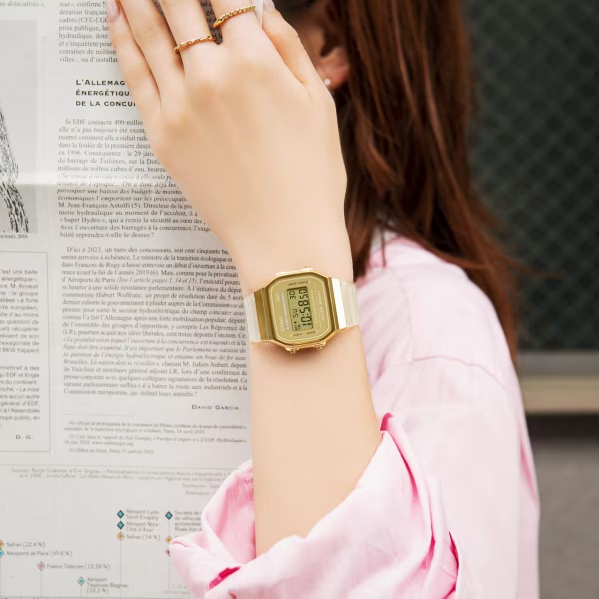 Reloj Casio A168XESG-9ADF Mujer Casual