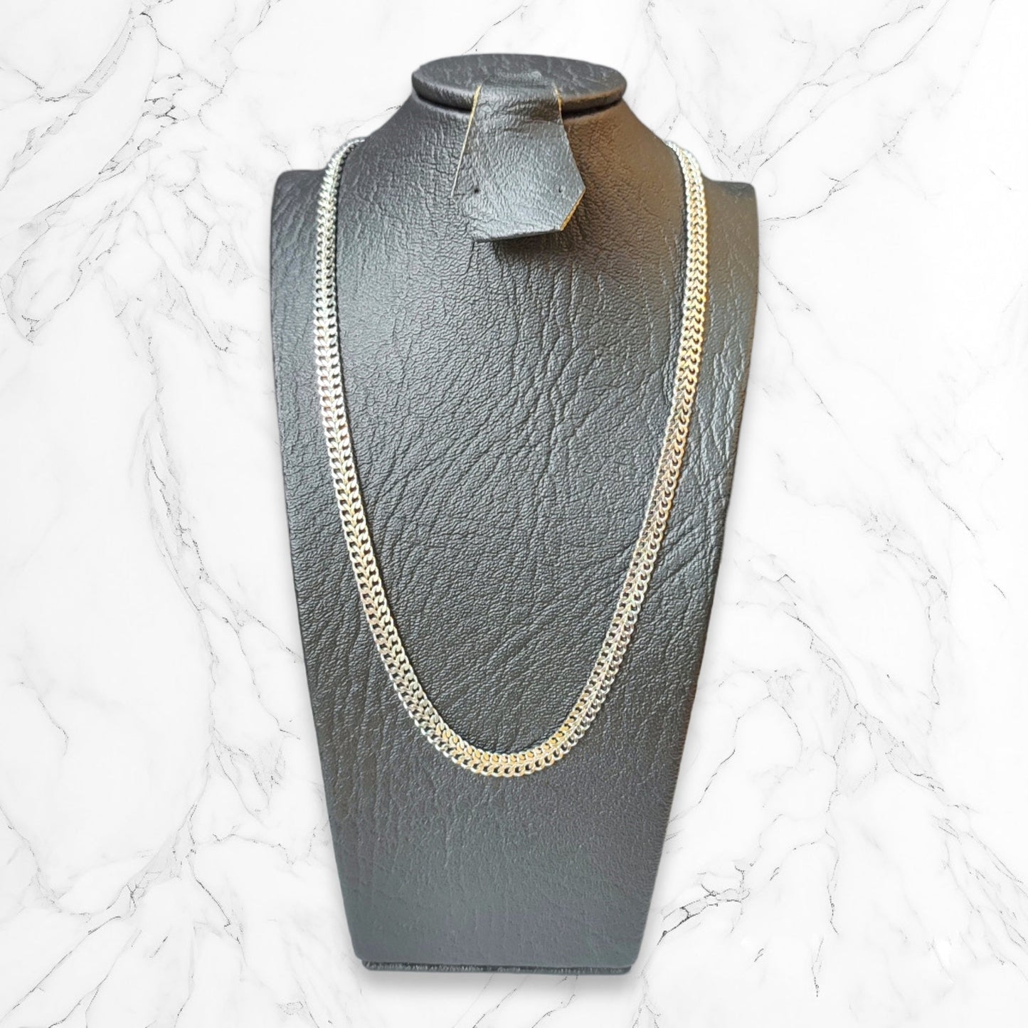 Cadena Collar Gruesa Larga 60 CM En Acero Inoxidable Para Hombre Brillo Encanto