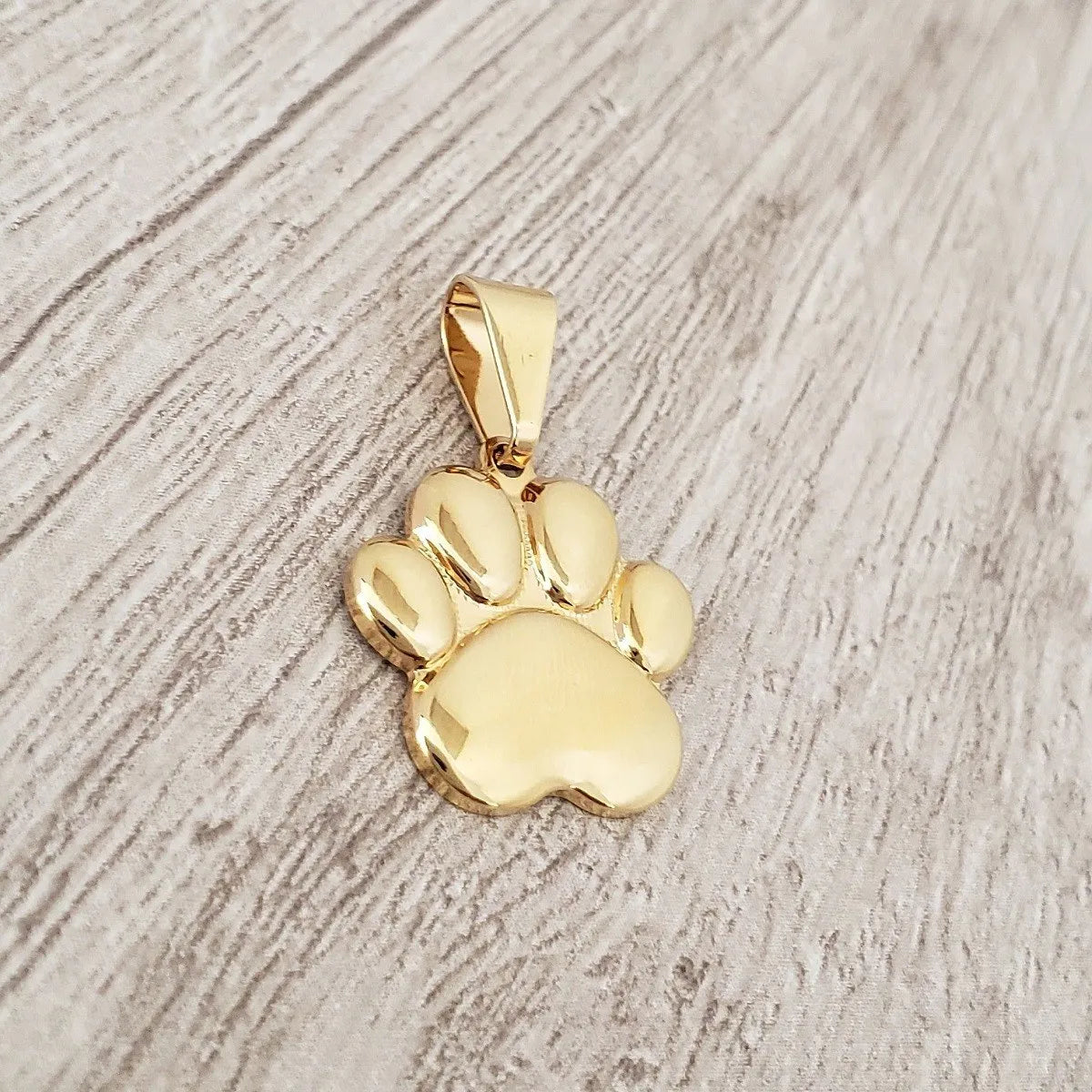 Dije Oro Laminado 18k Mujer O Niña Perro Huella Brillo Encanto