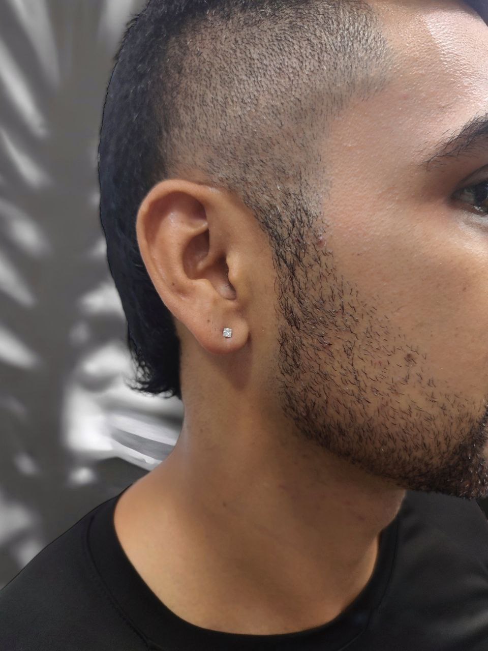 Piercing Aretes unisex pequeño 2MM Plata925 Brillo Encanto