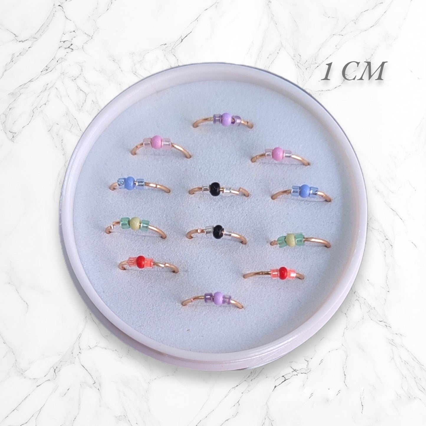 Piercing Pequeรฑo De 1 CM En Plata925 Y Baรฑo De Oro Mujer Brillo Encanto