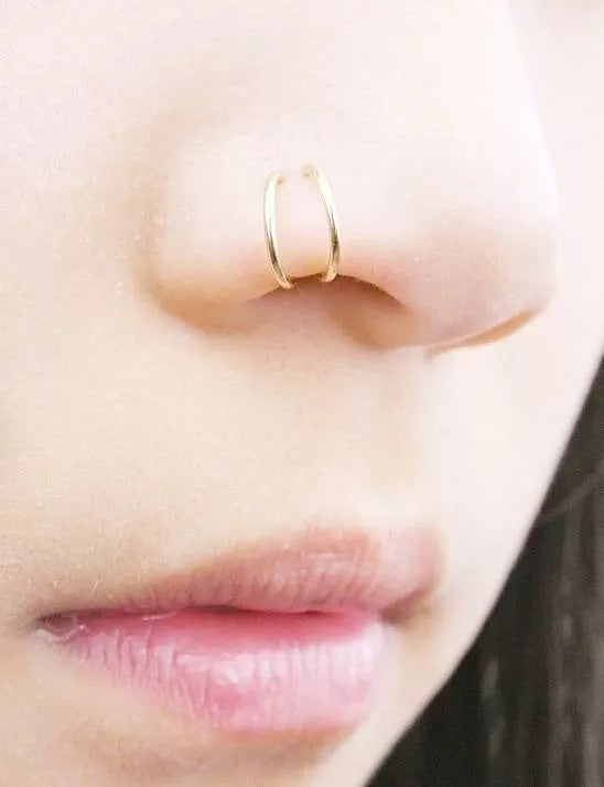 Piercing Pequeño En Oro laminado 18k Unisex Brillo Encanto